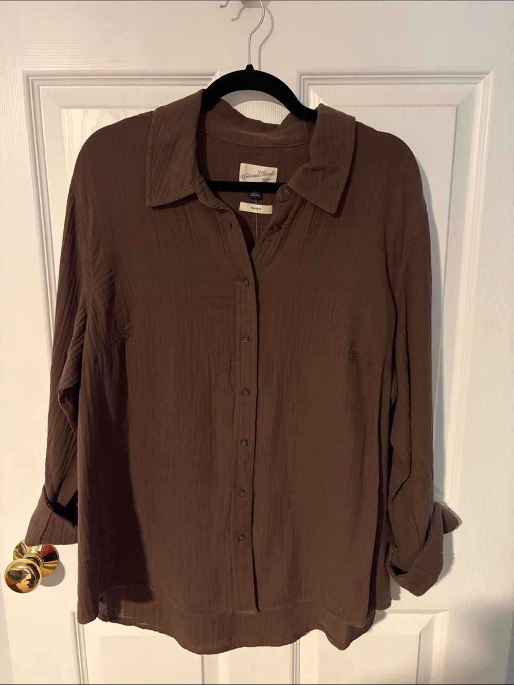 Universal Thread Brown Button-Down Shirt